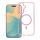 Frame Clear Hybrid Mag Samsung Galaxy A57 hátlap tok, MagSafe, átlátszó-rózsaszín