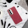 Frame Mag Samsung Galaxy A57 hátlap tok kameravédő peremmel, MagSafe, magenta
