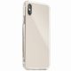 Apple iPhone 11, Szilikon védőkeret, üveg hátlap, Glass Case, átlátszó