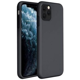   Apple iPhone 11, Szilikon tok, Wooze Liquid Silica Gel, fekete