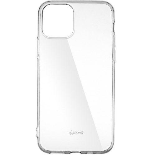 Apple iPhone 13 Pro Max, Szilikon tok, Jelly Case, Roar, átlátszó