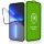Apple iPhone 13 / 13 Pro / 14 / 16e / 17e, Kijelzővédő fólia, ütésálló fólia, Tempered Glass (edzett üveg), 5D, Full Glue, Nano Flexi Glass, fekete