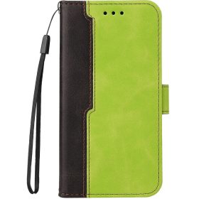   Xiaomi Redmi Note 14 Pro 4G (Global), Oldalra nyíló tok, stand, kártyatartóval, kézpánttal, Wooze Colour Wallet, zöld