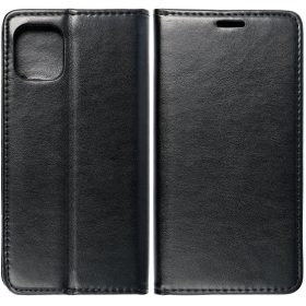   Xiaomi Redmi Note 14 Pro 4G (Global), Oldalra nyíló tok, stand, Magnet Book, fekete