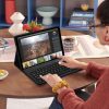 Samsung Galaxy Tab A7 Lite 8.7 SM-T220 / T225, Bluetooth billentyűzetes mappa tok, érintőceruza tartó, érintőceruza nélkül, TP SC Pen Holder + Keyboard, fekete