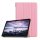 Samsung Galaxy Tab S10 FE Plus (13.1) SM-X620 / X626B, mappa tok, Trifold, rózsaszín