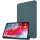 Samsung Galaxy Tab S10 FE Plus (13.1) SM-X620 / X626B, mappa tok, Trifold, sötétzöld