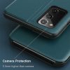 Xiaomi Redmi Turbo 3 / Poco F6, Oldalra nyíló tok, stand, hívás mutatóval, Wooze FashionBook, fekete