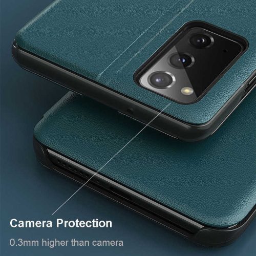 Xiaomi Redmi Turbo 3 / Poco F6, Oldalra nyíló tok, stand, hívás mutatóval, Wooze FashionBook, lila