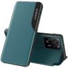 Xiaomi Redmi Turbo 3 / Poco F6, Oldalra nyíló tok, stand, hívás mutatóval, Wooze FashionBook, zöld