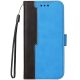 Xiaomi Redmi Turbo 3 / Poco F6, Oldalra nyíló tok, stand, kártyatartóval, kézpánttal, Wooze Colour Wallet, kék
