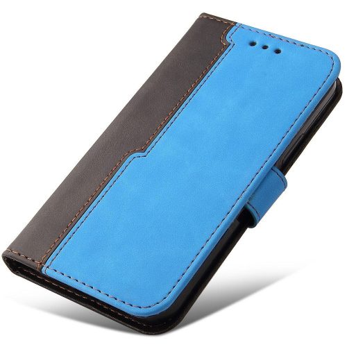 Xiaomi Redmi Turbo 3 / Poco F6, Oldalra nyíló tok, stand, kártyatartóval, kézpánttal, Wooze Colour Wallet, kék