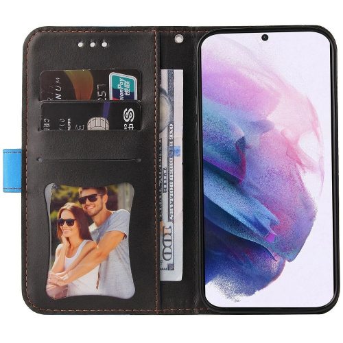 Xiaomi Redmi Turbo 3 / Poco F6, Oldalra nyíló tok, stand, kártyatartóval, kézpánttal, Wooze Colour Wallet, kék