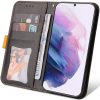 Xiaomi Redmi Turbo 3 / Poco F6, Oldalra nyíló tok, stand, kártyatartóval, kézpánttal, Wooze Colour Wallet, narancssárga
