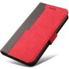 Xiaomi Redmi Turbo 3 / Poco F6, Oldalra nyíló tok, stand, kártyatartóval, kézpánttal, Wooze Colour Wallet, piros