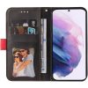 Xiaomi Redmi Turbo 3 / Poco F6, Oldalra nyíló tok, stand, kártyatartóval, kézpánttal, Wooze Colour Wallet, piros