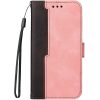 Xiaomi Redmi Turbo 3 / Poco F6, Oldalra nyíló tok, stand, kártyatartóval, kézpánttal, Wooze Colour Wallet, rózsaszín