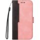 Xiaomi Redmi Turbo 3 / Poco F6, Oldalra nyíló tok, stand, kártyatartóval, kézpánttal, Wooze Colour Wallet, rózsaszín