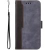 Xiaomi Redmi Turbo 3 / Poco F6, Oldalra nyíló tok, stand, kártyatartóval, kézpánttal, Wooze Colour Wallet, szürke