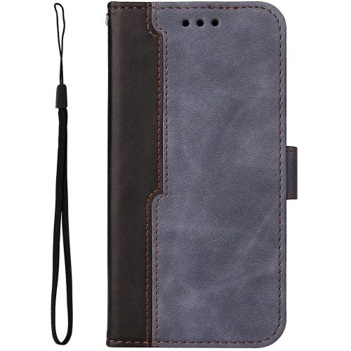 Xiaomi Redmi Turbo 3 / Poco F6, Oldalra nyíló tok, stand, kártyatartóval, kézpánttal, Wooze Colour Wallet, szürke