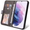 Xiaomi Redmi Turbo 3 / Poco F6, Oldalra nyíló tok, stand, kártyatartóval, kézpánttal, Wooze Colour Wallet, szürke
