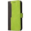 Xiaomi Redmi Turbo 3 / Poco F6, Oldalra nyíló tok, stand, kártyatartóval, kézpánttal, Wooze Colour Wallet, zöld