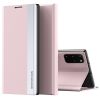 Xiaomi Redmi Turbo 3 / Poco F6, Oldalra nyíló tok, stand, Wooze Silver Line, rózsaszín