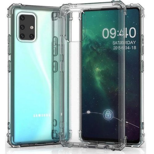 Xiaomi Redmi Turbo 3 / Poco F6, Szilikon tok, légpárnás sarok, Wooze Silicone Armor, átlátszó