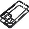 Apple iPhone Air (2025), Szilikon tok, közepesen ütésálló, légpárnás sarok, akril hátlap, Anti-Drop Case, átlátszó/fekete