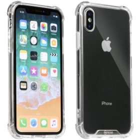   Apple iPhone Air (2025), Szilikon védőkeret, akril hátlap, közepesen ütésálló, Armor Jelly Case, Roar, átlátszó
