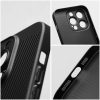 Apple iPhone Air (2025), Műanyag hátlap védőtok, légáteresztő, lyukacsos minta, Breezy, fekete