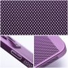 Apple iPhone Air (2025), Műanyag hátlap védőtok, légáteresztő, lyukacsos minta, Breezy, lila