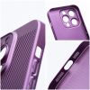 Apple iPhone Air (2025), Műanyag hátlap védőtok, légáteresztő, lyukacsos minta, Breezy, lila
