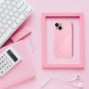 Apple iPhone Air (2025), Szilikon tok, 2 mm vastag, csillogó hátlap, rózsaszín