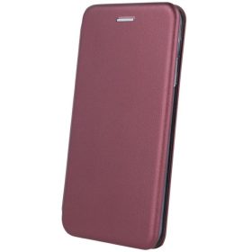   Apple iPhone Air (2025), Oldalra nyíló tok, stand, Forcell Elegance, bordó