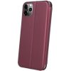 Apple iPhone Air (2025), Oldalra nyíló tok, stand, Forcell Elegance, bordó