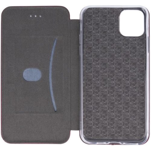 Apple iPhone Air (2025), Oldalra nyíló tok, stand, Forcell Elegance, bordó