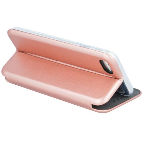 Apple iPhone Air (2025), Oldalra nyíló tok, stand, Forcell Elegance, vörösarany