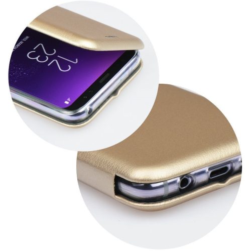 Apple iPhone Air (2025), Oldalra nyíló tok, stand, Forcell Elegance, arany