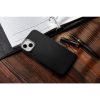 Apple iPhone Air (2025), Szilikon tok, közepesen ütésálló, fémhatású kamera keret, Frame Case, fekete
