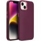 Apple iPhone Air (2025), Szilikon tok, közepesen ütésálló, fémhatású kamera keret, Frame Case, lila