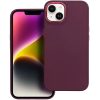 Apple iPhone Air (2025), Szilikon tok, közepesen ütésálló, fémhatású kamera keret, Frame Case, lila
