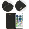 Apple iPhone Air (2025), Oldalra nyíló tok, stand, Luna Book, fekete