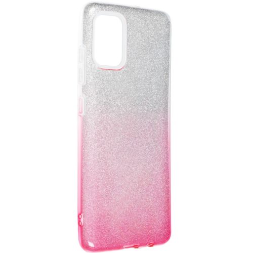 Apple iPhone Air (2025), Szilikon tok, csillogó, Forcell Shining, vörösarany/ezüst
