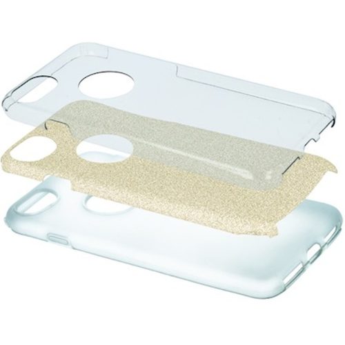 Apple iPhone Air (2025), Szilikon tok, csillogó, Forcell Shining, arany