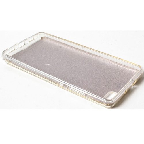 Apple iPhone Air (2025), Szilikon tok, csillogó, Forcell Shining, arany