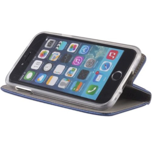 Apple iPhone Air (2025), Oldalra nyíló tok, stand, Smart Magnet, sötétkék