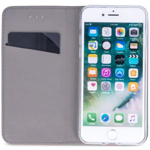 Apple iPhone Air (2025), Oldalra nyíló tok, stand, Smart Magnet, piros