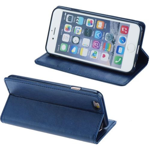 Apple iPhone Air (2025), Oldalra nyíló tok, stand, Magnet Book, sötétkék