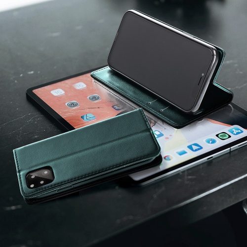 Apple iPhone Air (2025), Oldalra nyíló tok, stand, Magnet Book, zöld